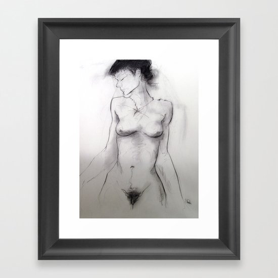 Cross Framed Art Print