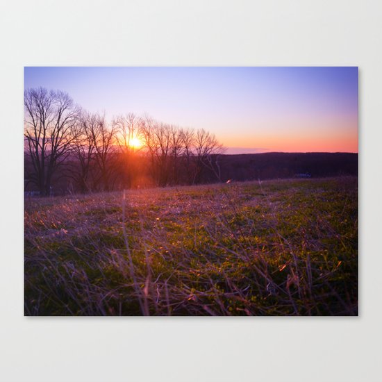 High and Low Canvas Print