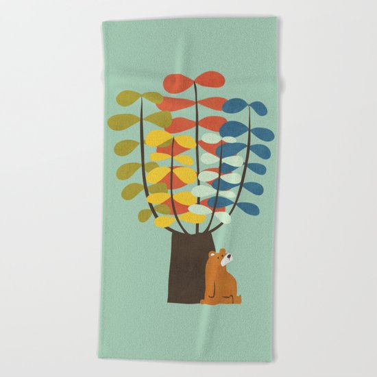 Shady Tree Beach Towel