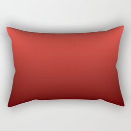 Gradient Collection - Deep Strawberry Red Rectangular Pillow