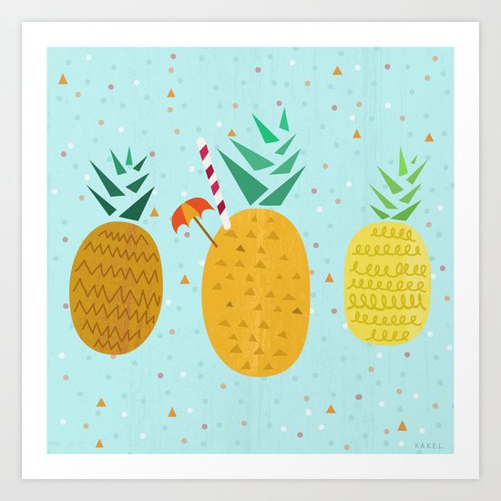 Pina colada Art Print