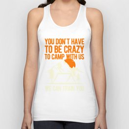 Funny Camping Sayings Unisex Tank Top