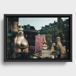Amsterdam - Vintage Store - Arrangement Framed Canvas