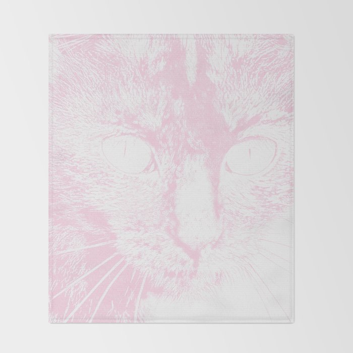 Fluffy's Eyes Drawing Pale Pink Throw Blanket By Dparker Society40 Awesome Pale Pink Throw Blanket Fluffy's Eyes Drawing Pale Pink Throw Blanket By Dparker Society40 Awesome Pale Pink Throw Blanket