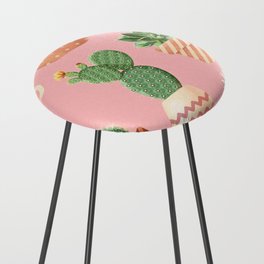 Summer Cacti Vases Counter Stool