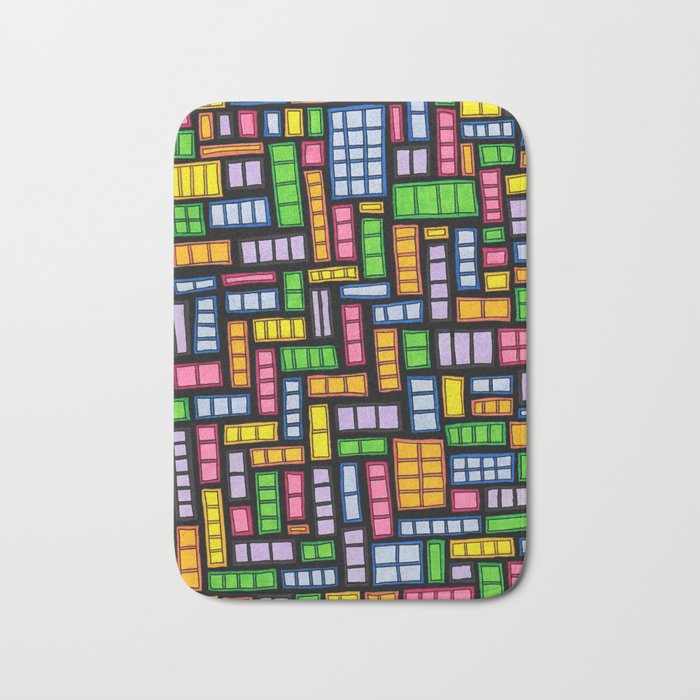 Pastel Windows Bath Mat