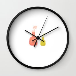 R&Y Sauce Bottles Wall Clock