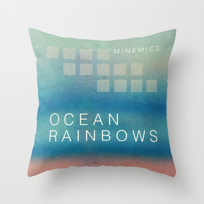 Ocean Rainbows Throw Pillow