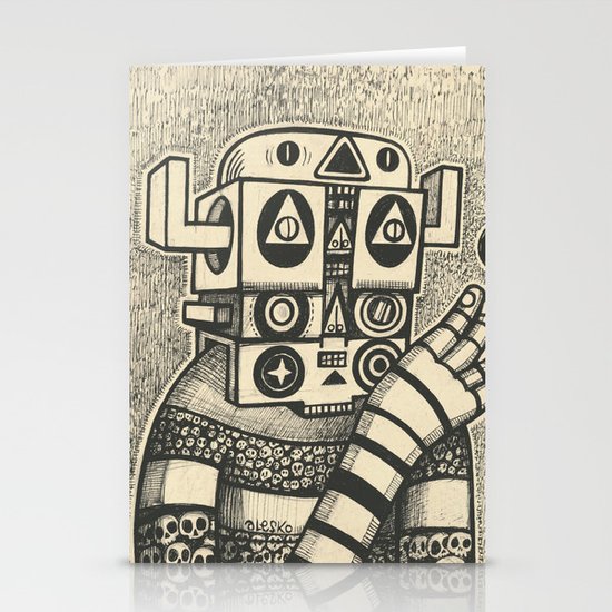 Dream of Blue Planet Stationery Cards