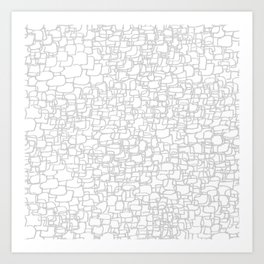 INTERPLAY Art Print | Modern, Black and White, Minimalism, Geometricblack White, Drawing, Pattern, Geometric, Digital, Minimal 