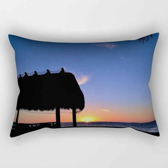 Florida Keys Sunset Rectangular Pillow