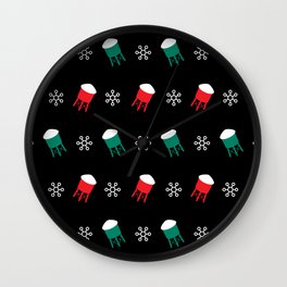 Water Towers and Snowflakes: 2012 Limited Edition Pattern Wall Clock