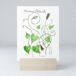 Venomous Tentacula Botanical Art Mini Art Print