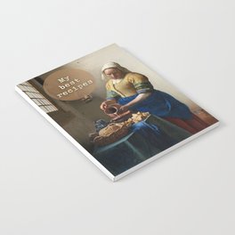 Recipe book / Journal / Notebook "The Milkmaid" by Vermeer Notebook