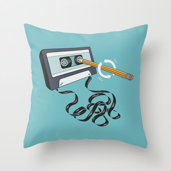 Back in the Day Throw Pillow