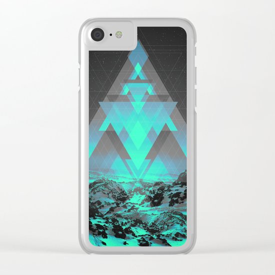 Neither Real Nor Imaginary II Clear iPhone Case