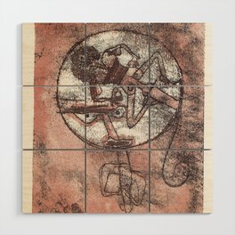 Der Verliebte Abstract "painting · modern · abstract art " Paul Klee Wood Wall Art