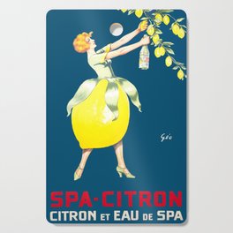 Vintage  Advertising Poster - Geo Spa Citron, 1925 Cutting Board
