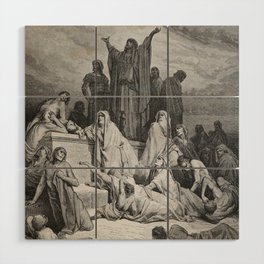 Plague of Jerusalem - Gustave Dore Wood Wall Art