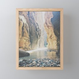Zion National Park "The Narrows" Framed Mini Art Print
