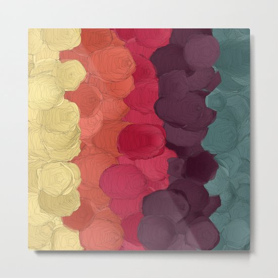 Paper Flowers In Bloom #3 Metal Print