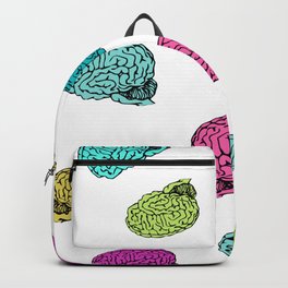Colorful brain collage Backpack