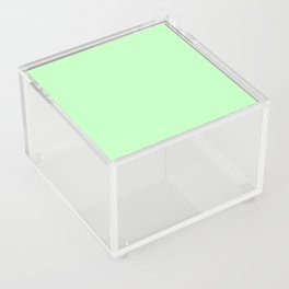 PALE GREEN pastel solid color Acrylic Box
