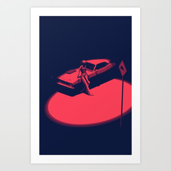 Peachy Art Print