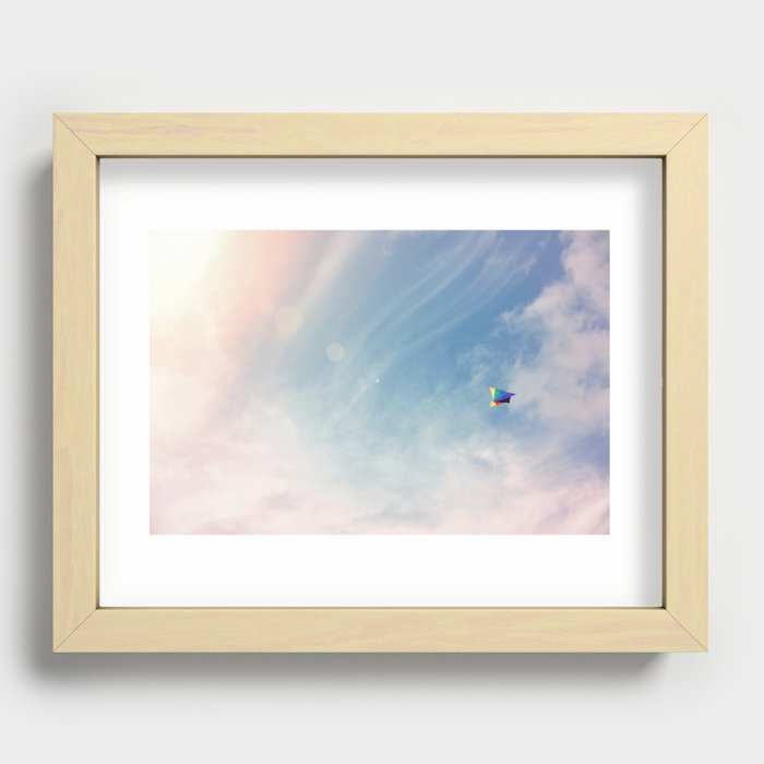 Let's Go Fly a Kite Recessed Framed Print