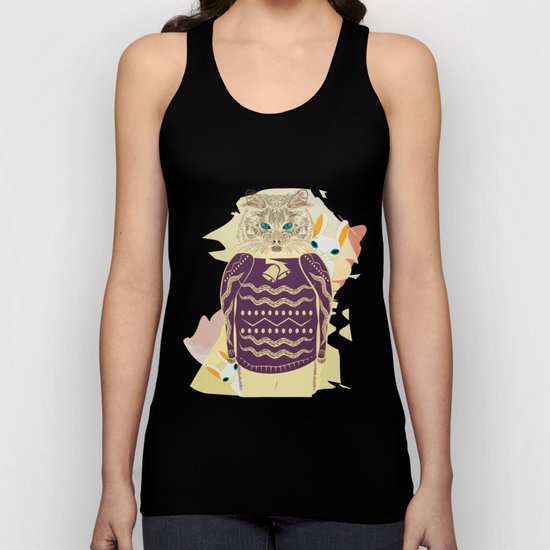 Cat Unisex Tank Top