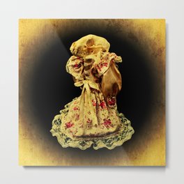 Horror In a Dress! Skull Doll Halloween Part 1 Metal Print | Gothic, Photo, Steampunk, Alien, Spooky, Skeleton, Weird, Victorian, Goth, Halloween 