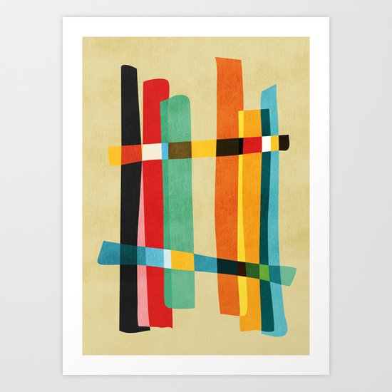 Broken Fences Art Print