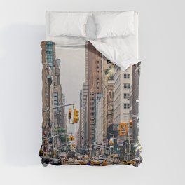 New York City Street Duvet Cover