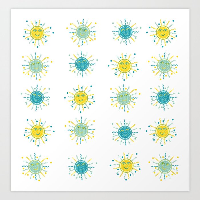 Summer Sun Art Print