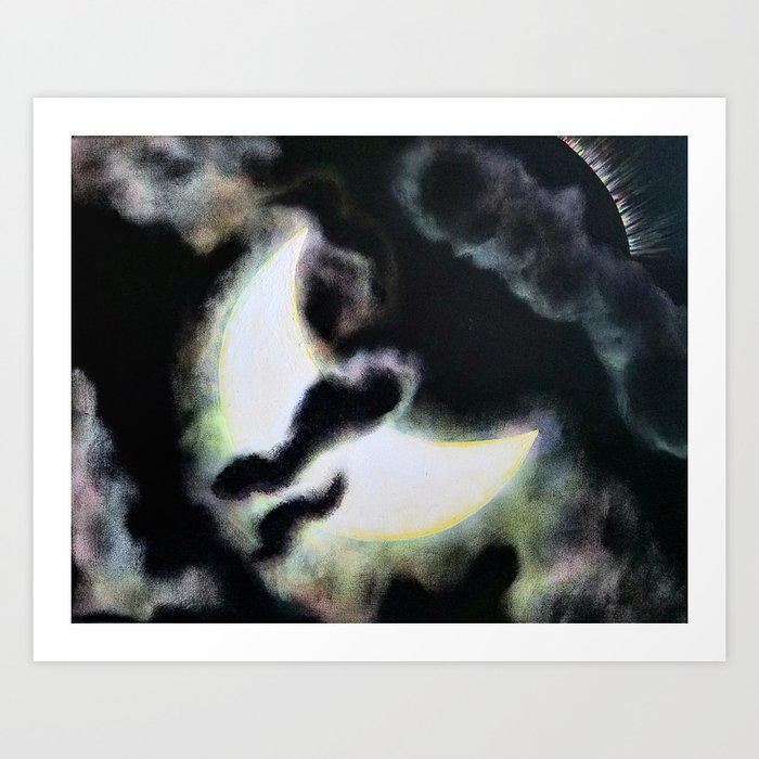 Solar Eclipse Art Print By Ejewelled Society6