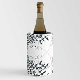 B&W Abstract Puzzle Wine Chiller