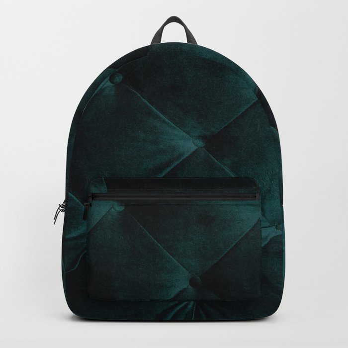 Green velvet backpack outlet