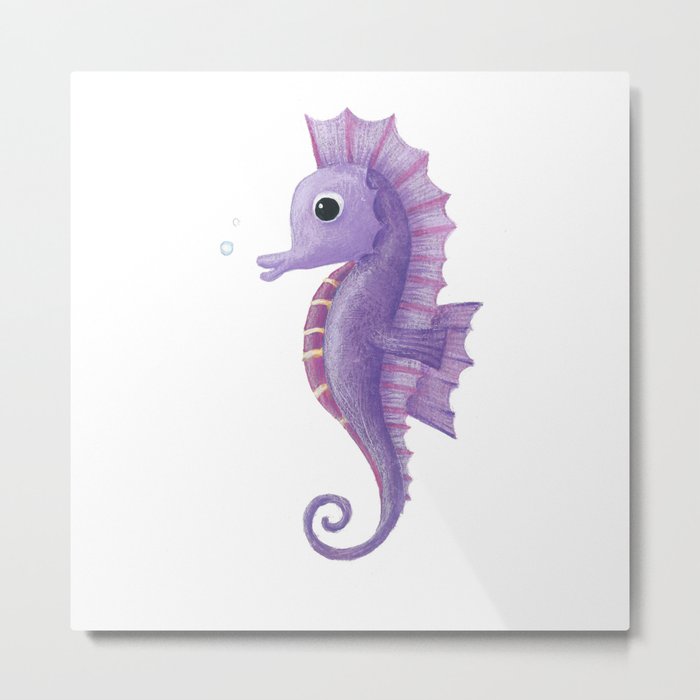 Seahorse Metal Print