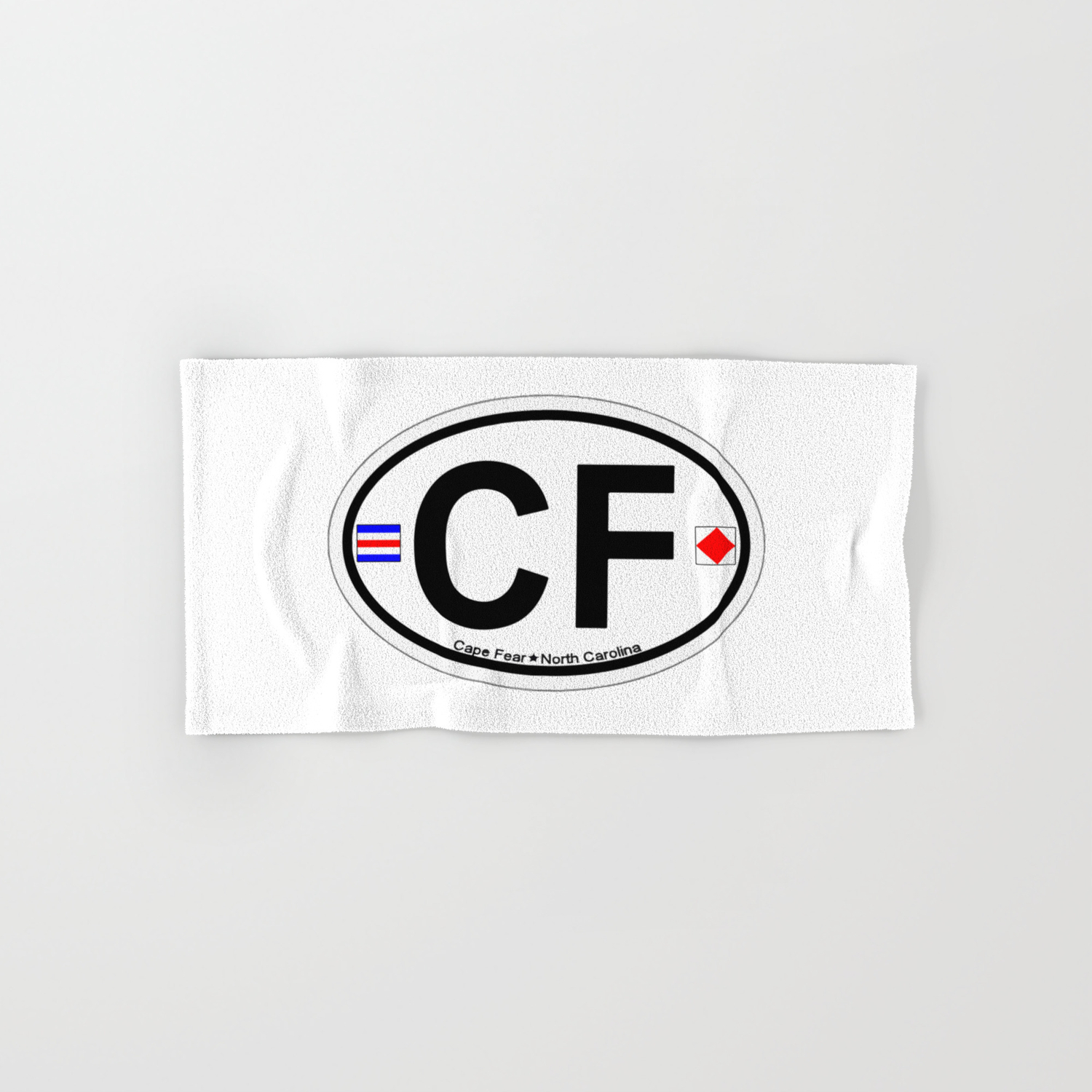 Cape Fear North Carolina Hand Bath Towel By Amricaroadside Society6