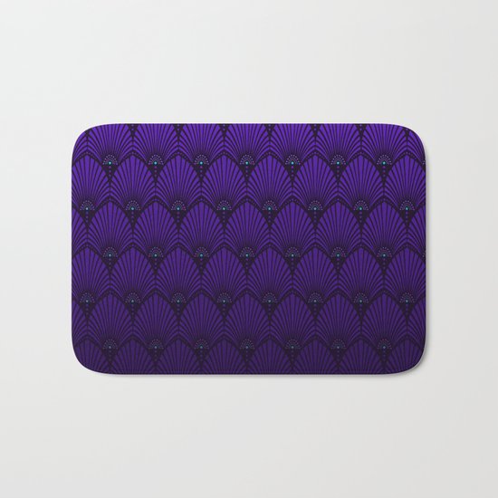 Variations on a Feather II - Raven Wing Bath Mat