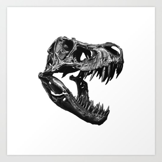 T Rex Art Print