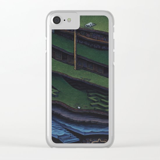 The Great Divide Clear iPhone Case