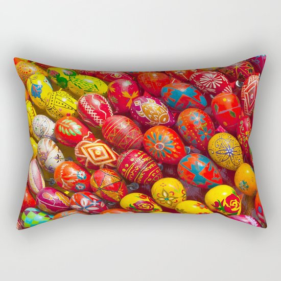 Easter eggs Rectangular Pillow