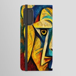 Abstract Lion Head Android Wallet Case