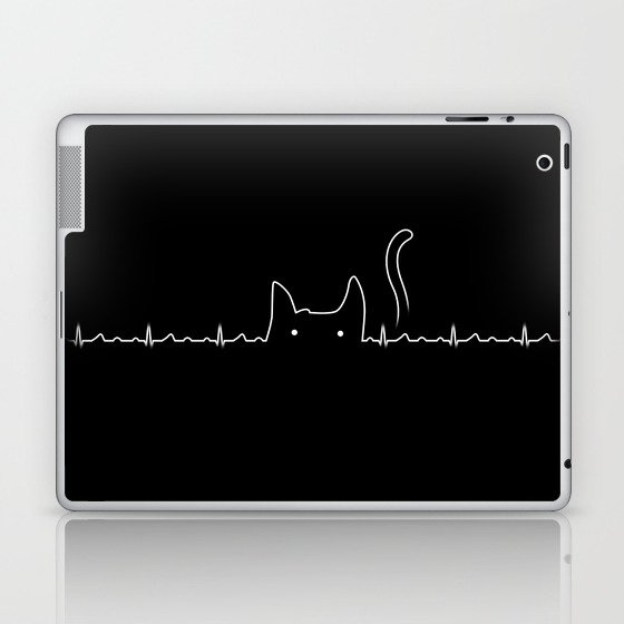 There is a cat in my heart Laptop & iPad Skin