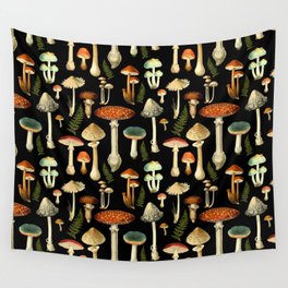 Toadstools Wall Tapestry