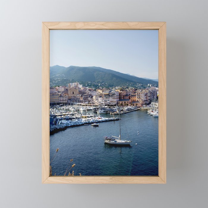 Bastia, Corsica Framed Mini Art Print