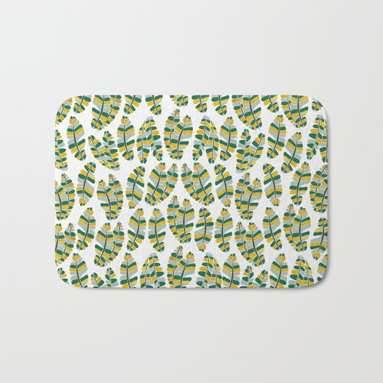 Banana Gold Leaves Bath Mat