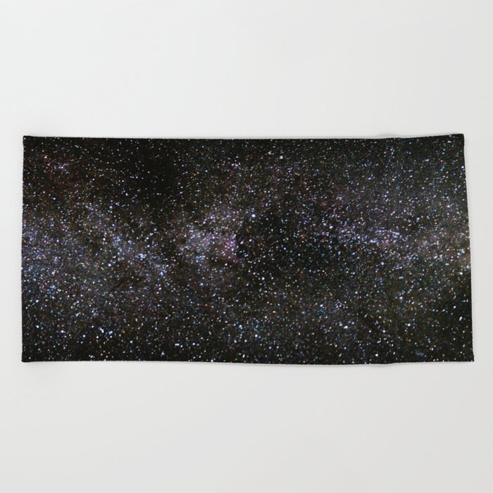 Milky Way Stars Beach Towel