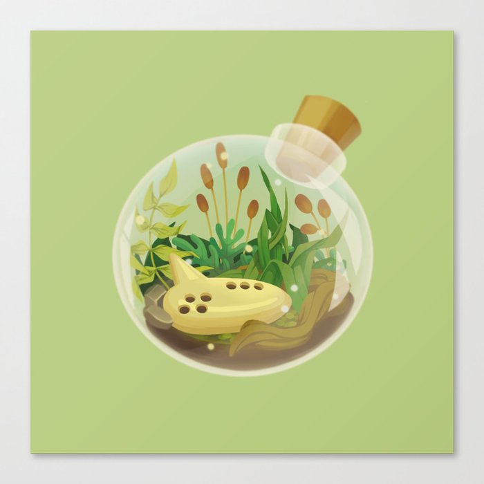 Ocarina of Terrarium Canvas Print